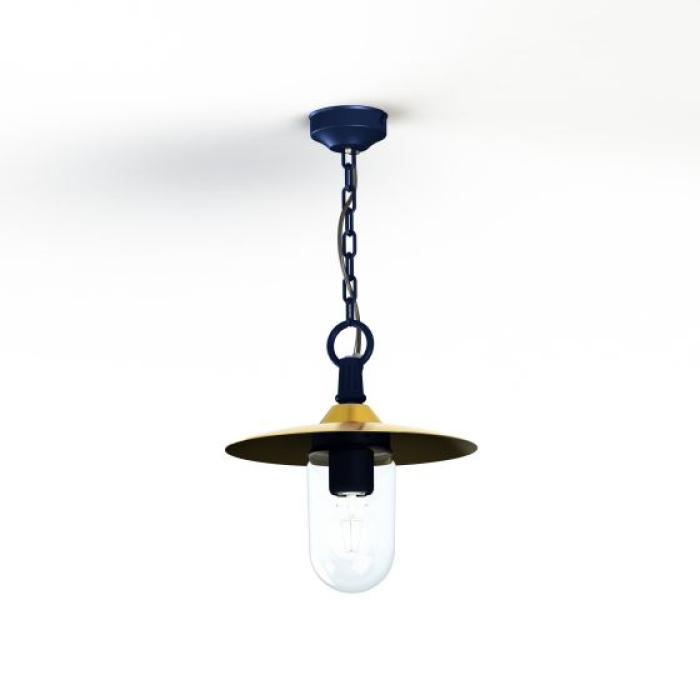 Kupferschatten klarglas Stahlblau